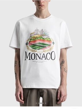 Casablanca Monaco T-Shirt 'White'